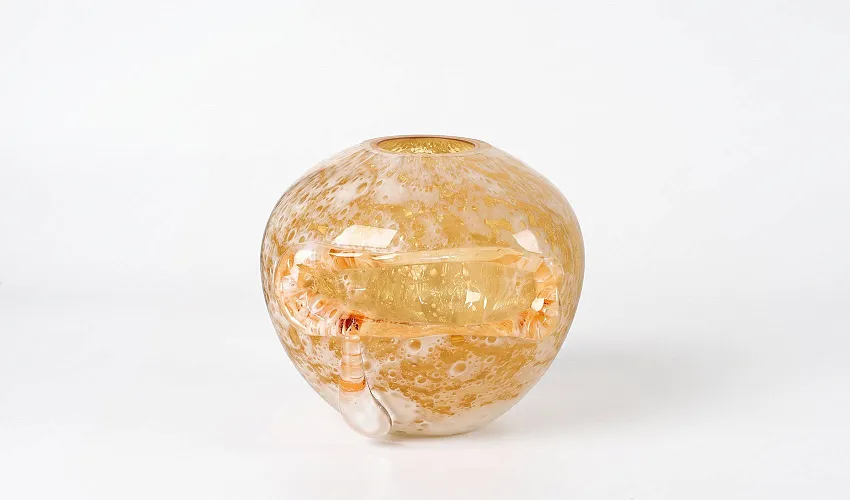 Ваза Open Mouth Shap Amber Vase C