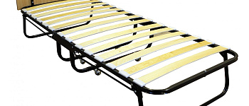 Раскладушка "Капри" 1900*800, матрас 80 мм со спинкой ЛДСП, Трикот УЗ