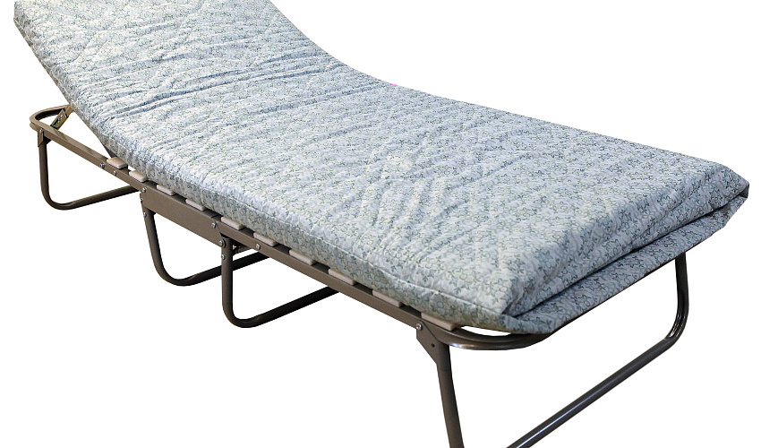 раскладушка "Alba " с регулируемым подголовником , матрас ППУ 60мм, 1900*800