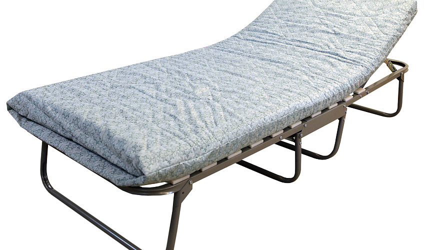 Раскладушка "Alba" с регулируемым подголовником, матрас ППУ 70мм, 1900*800