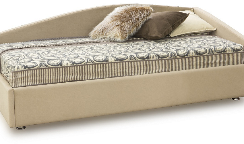 Кровать интерьерная Мира угловая правая