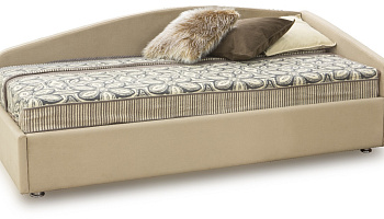 Кровать интерьерная Мира угловая правая